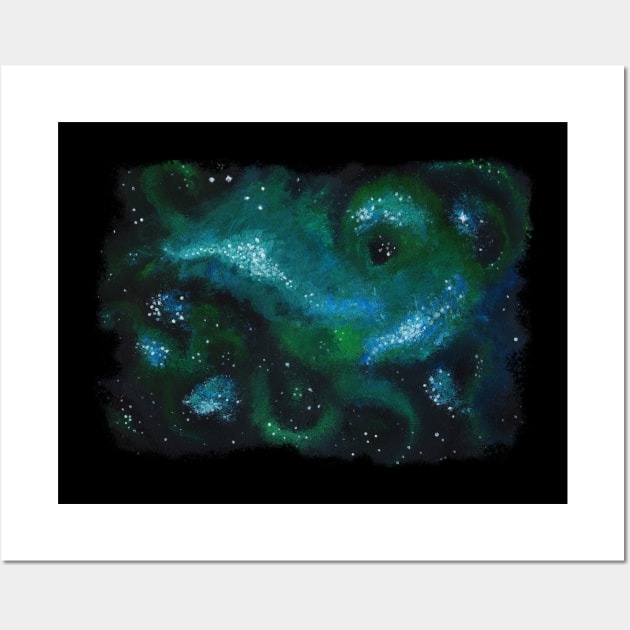 Sea Monster Nebula Wall Art by JetAylor